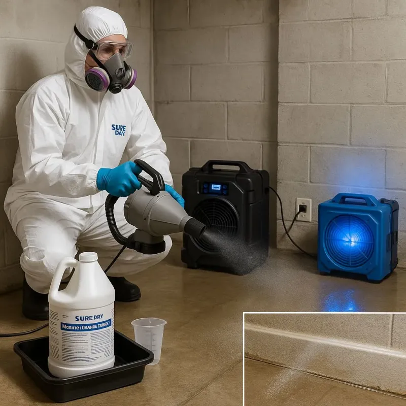 Sanitization and Odor Removal process in Hammonton, NJ